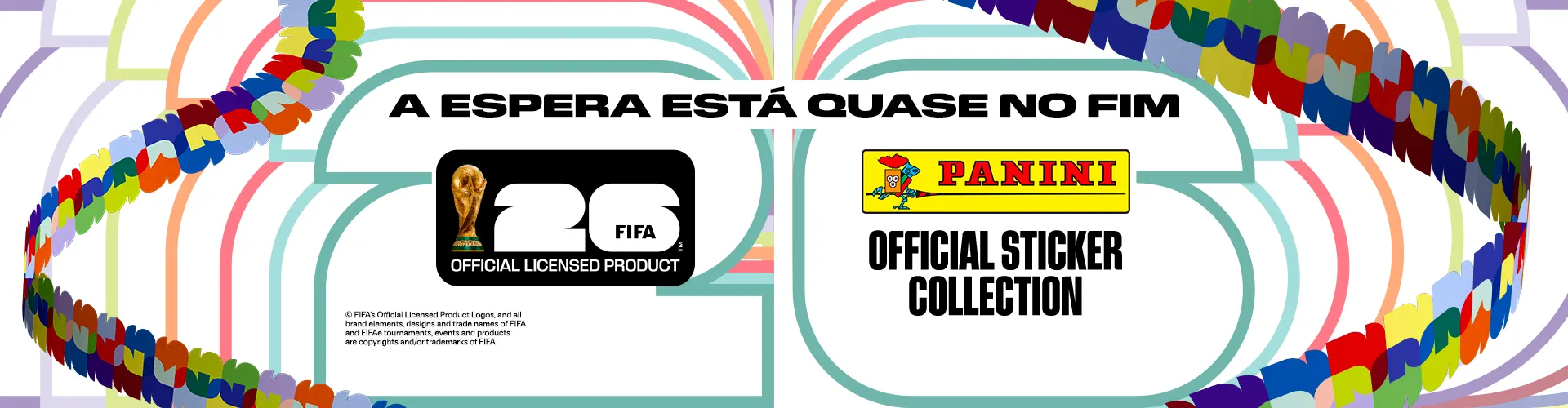 A espera está quase no fim — Mundial 26 Official Sticker Collection — Panini